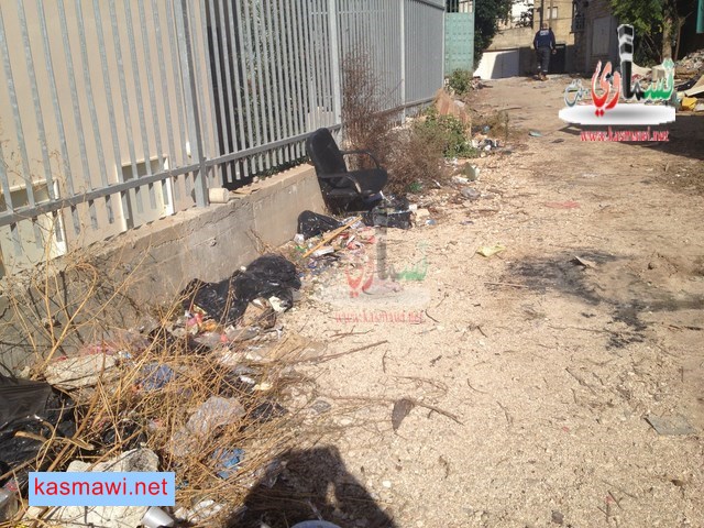 حملة نظافة واسعة في شوارع البلدة في اليوم العاشر للمعسكر 